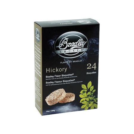 Bradley Smoker Bradley Smoker All Natural Hickory Wood Bisquettes 24 pk BTHC24